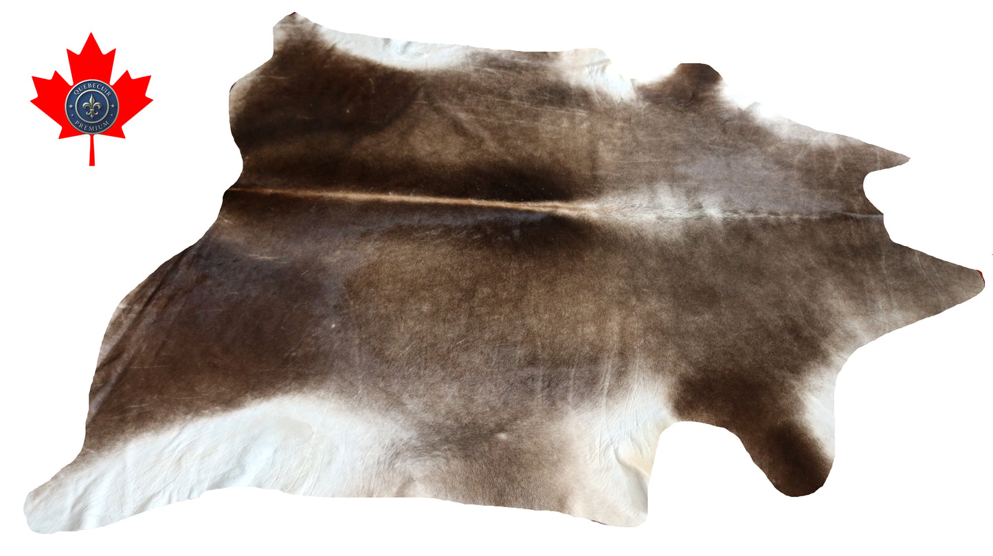 300597- Cowhide Rug Tapis Peau de Vache -BIG SIZE XL Collection Quebecuir Premium