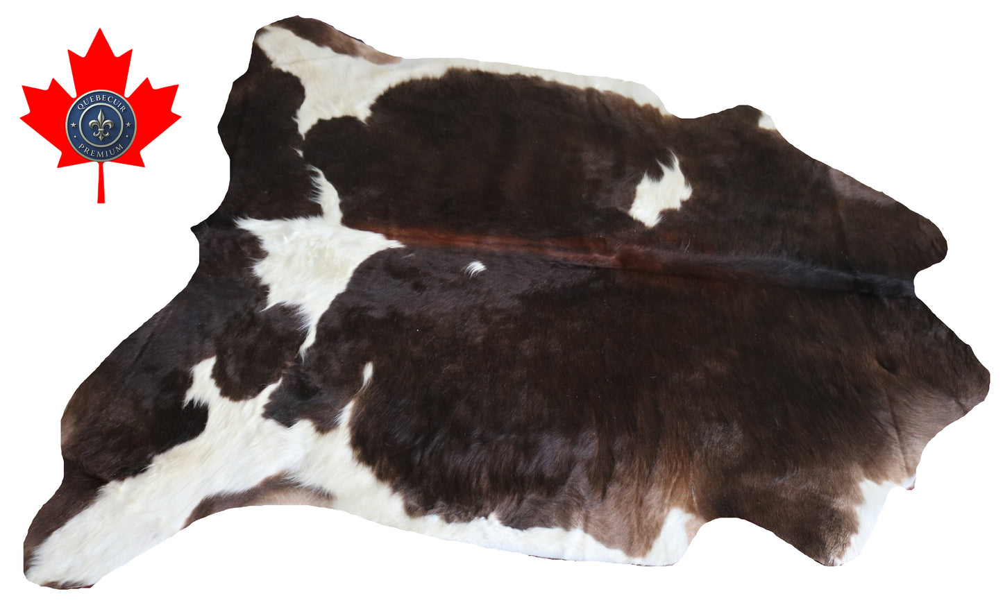 99204- Cowhide Rug Tapis Peau de Vache - Collection Quebecuir Premium