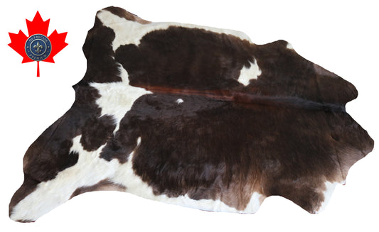 99204- Cowhide Rug Tapis Peau de Vache - Collection Quebecuir Premium