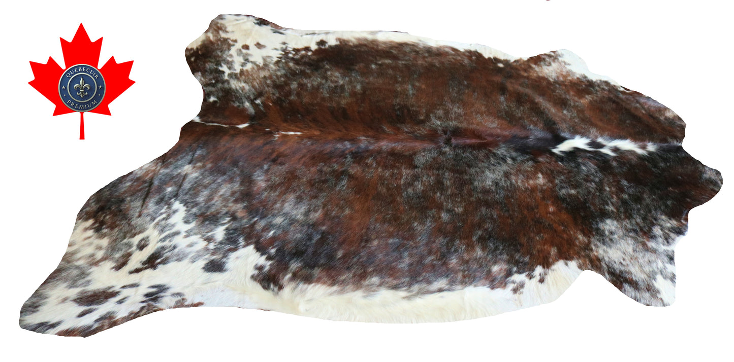 99216- Cowhide Rug Tapis Peau de Vache SUPER BIG SIZE XXXL - Collection Quebecuir Premium