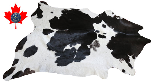 300647- Cowhide Rug Tapis Peau de Vache BIG SIZE XL - Collection Quebecuir Premium