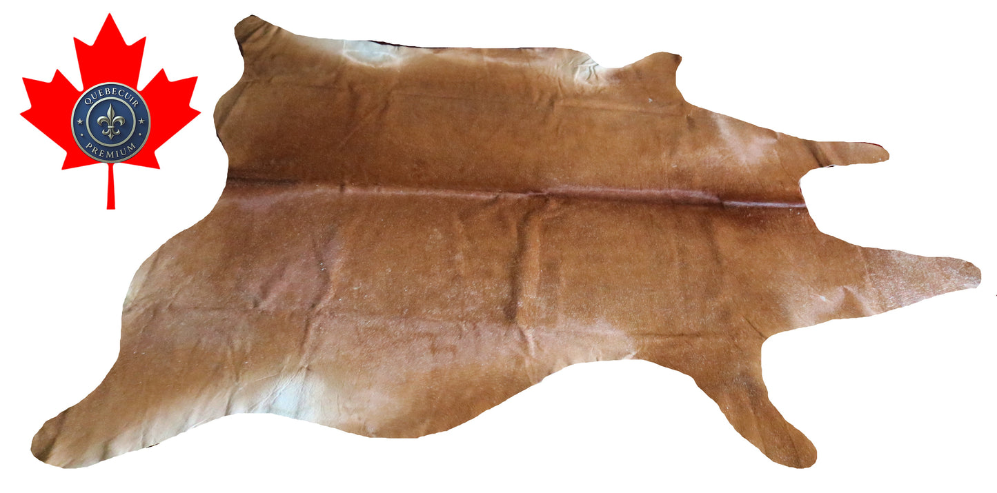 300654- Cowhide Rug Tapis Peau de Vache  SILVER METALLIC - Collection Quebecuir Premium