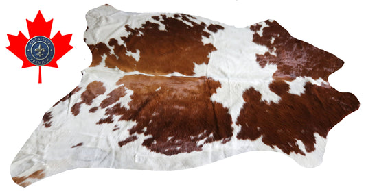99232- Cowhide Rug Tapis Peau de Vache - Collection Quebecuir Premium