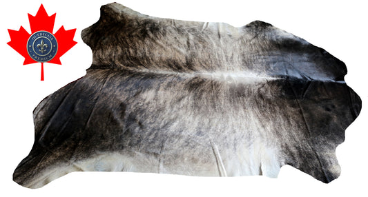 99240- Cowhide Rug Tapis Peau de Vache SUPER BIG SIZE XXXL - Collection Quebecuir Premium