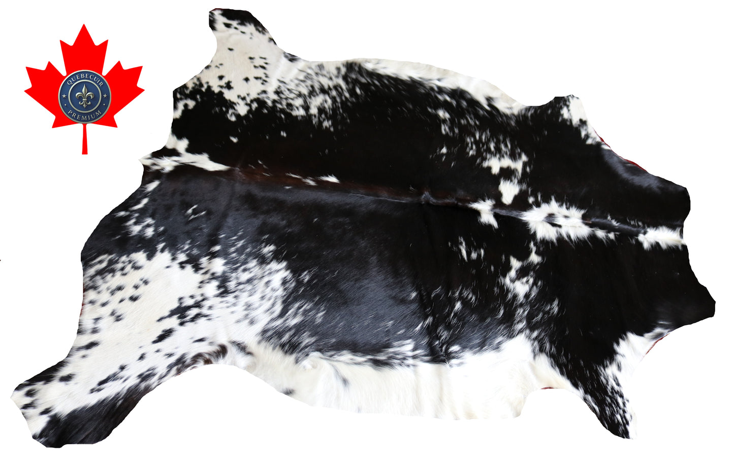 99241- Cowhide Rug Tapis Peau de Vache  - Collection Quebecuir Premium