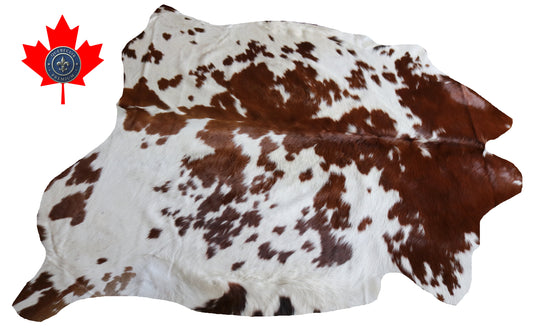 99244- Cowhide Rug Tapis Peau de Vache  - Collection Quebecuir Premium