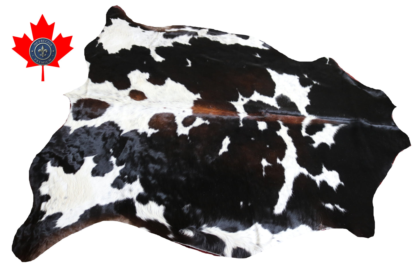 99247- Cowhide Rug Tapis Peau de Vache  - Collection Quebecuir Premium