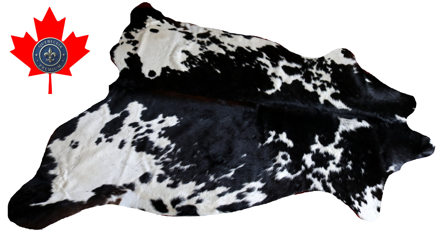 99248- Cowhide Rug Tapis Peau de Vache  - Collection Quebecuir Premium