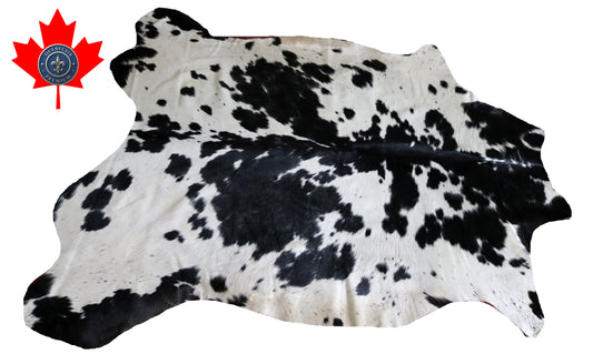 99249- Cowhide Rug Tapis Peau de Vache  - Collection Quebecuir Premium