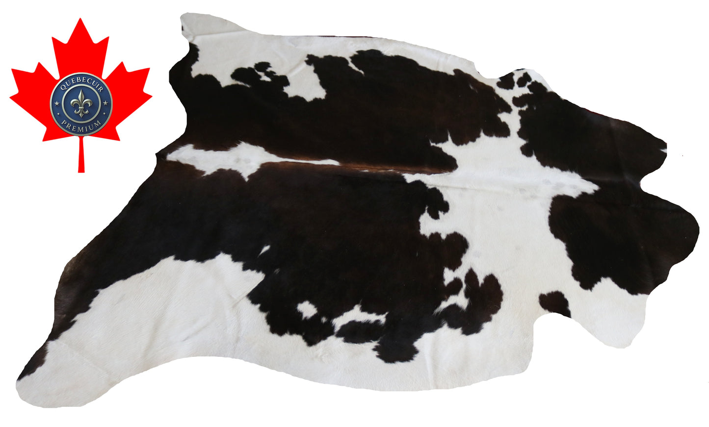 99256- Cowhide Rug Tapis Peau de Vache - Collection Quebecuir Premium