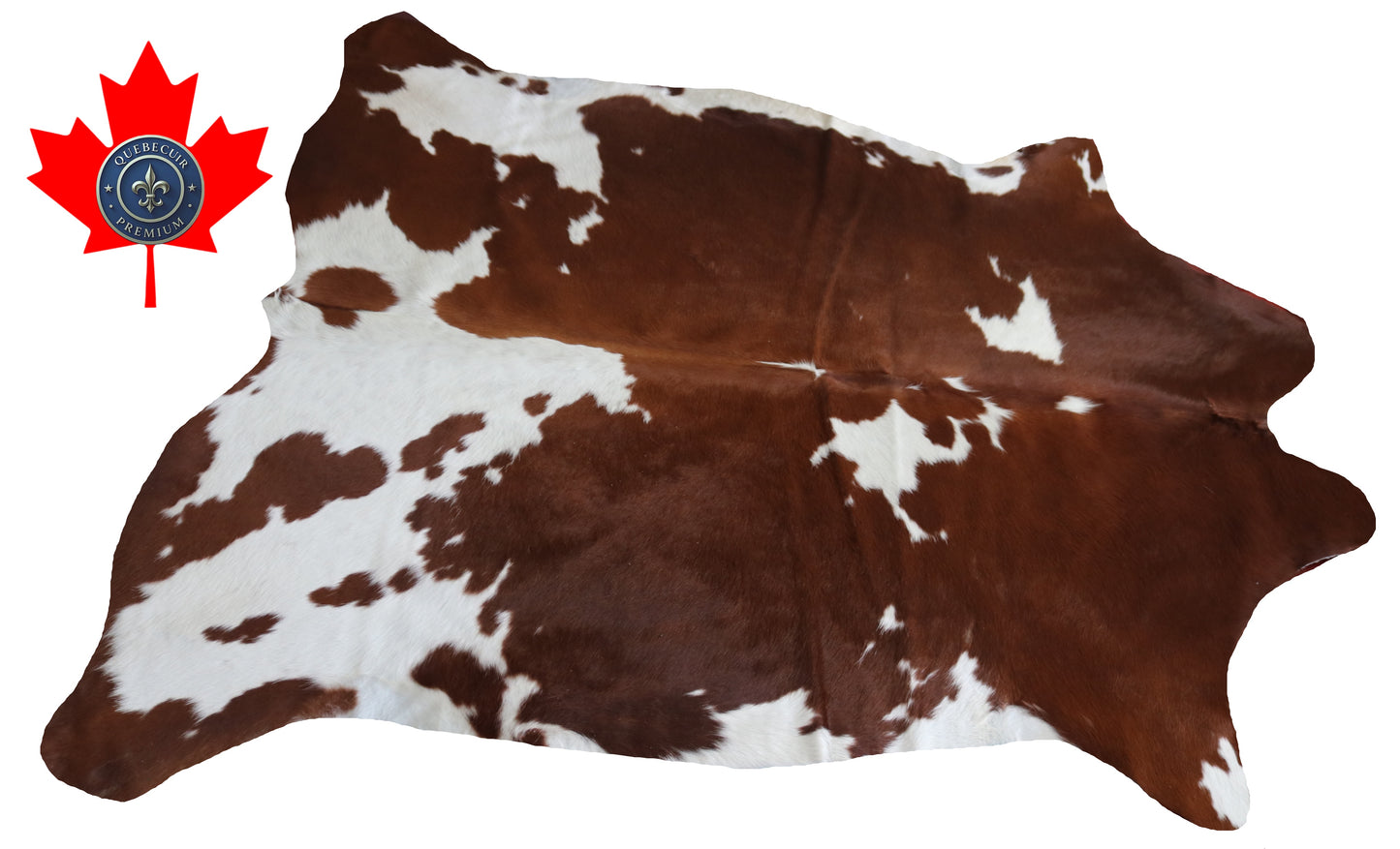 99262- Cowhide Rug Tapis Peau de Vache - Collection Quebecuir Premium