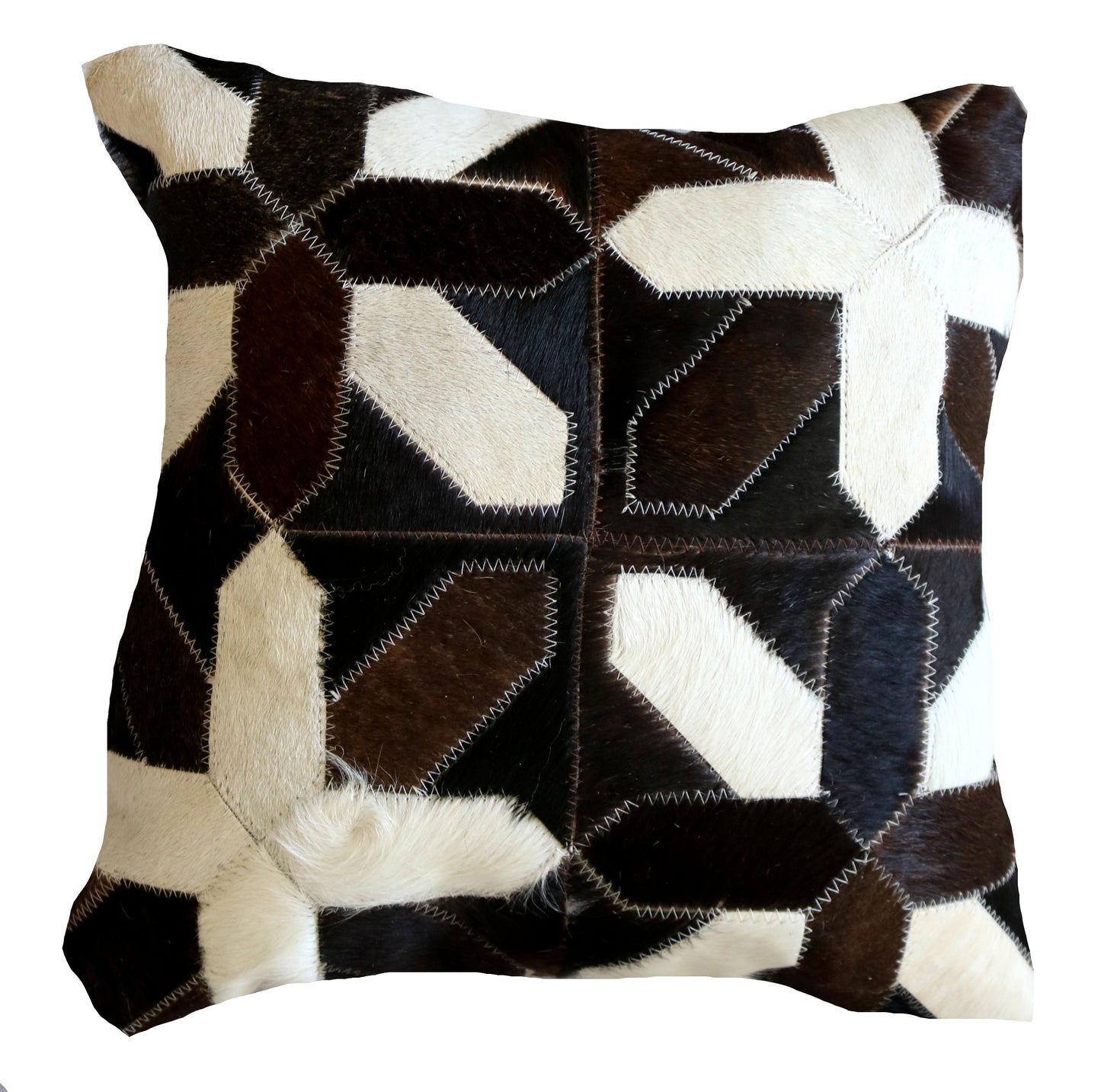 300665  Coussin Peau de Vache Cowhide Pillow BIG SIZE Collection Quebecuir Premium