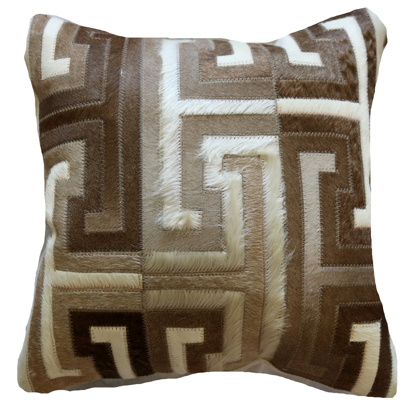 300666 Coussin Peau de Vache Cowhide Pillow BIG SIZE Collection Quebecuir Premium