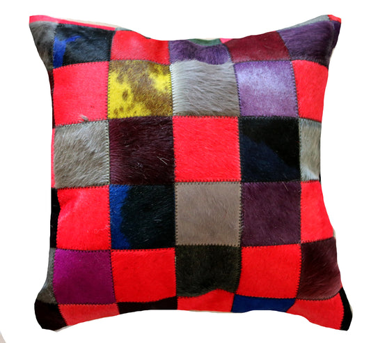 300667  Coussin Peau de Vache Cowhide Pillow BIG SIZE Collection Quebecuir Premium