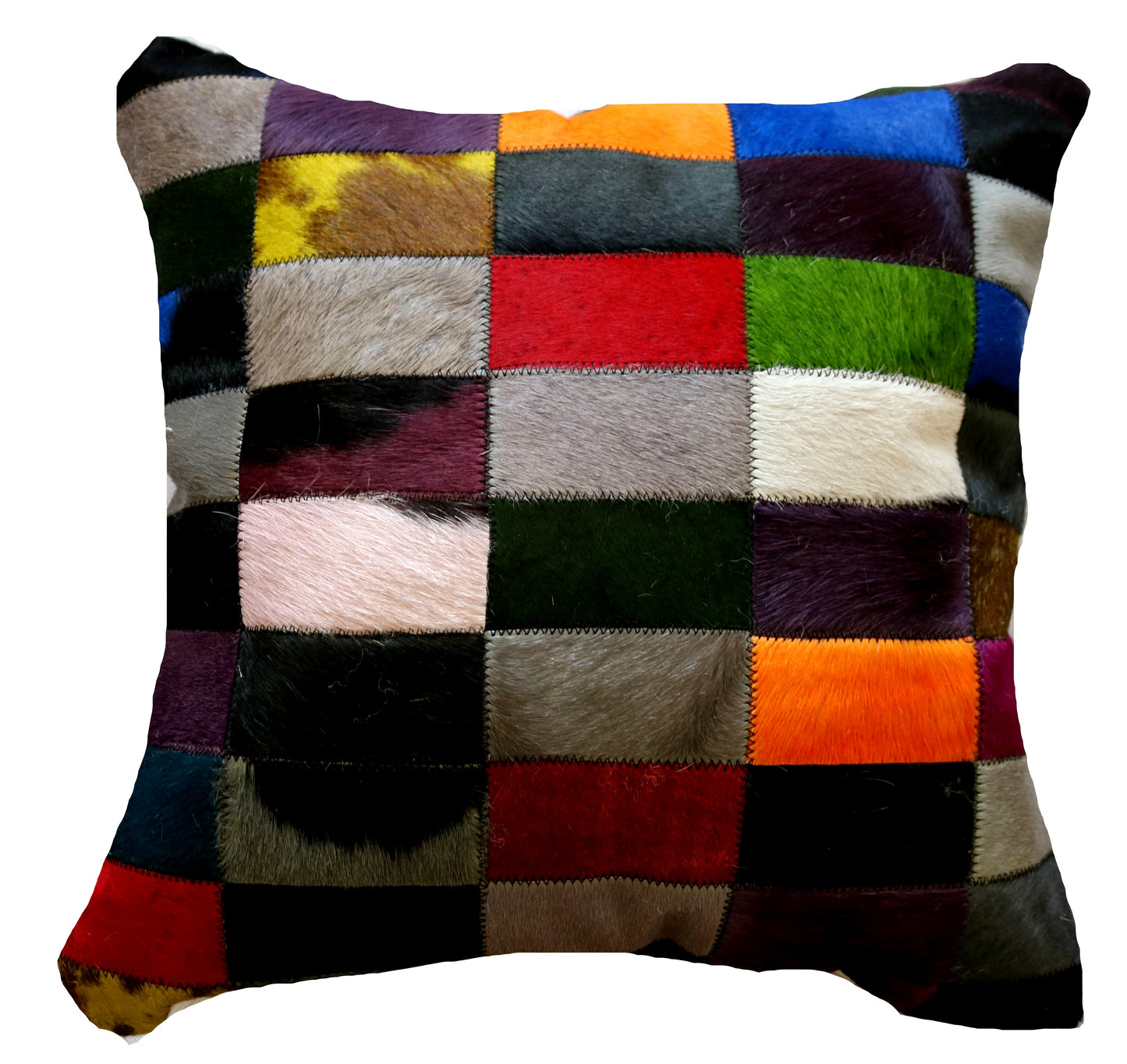 300668  Coussin Peau de Vache Cowhide Pillow BIG SIZE Collection Quebecuir Premium