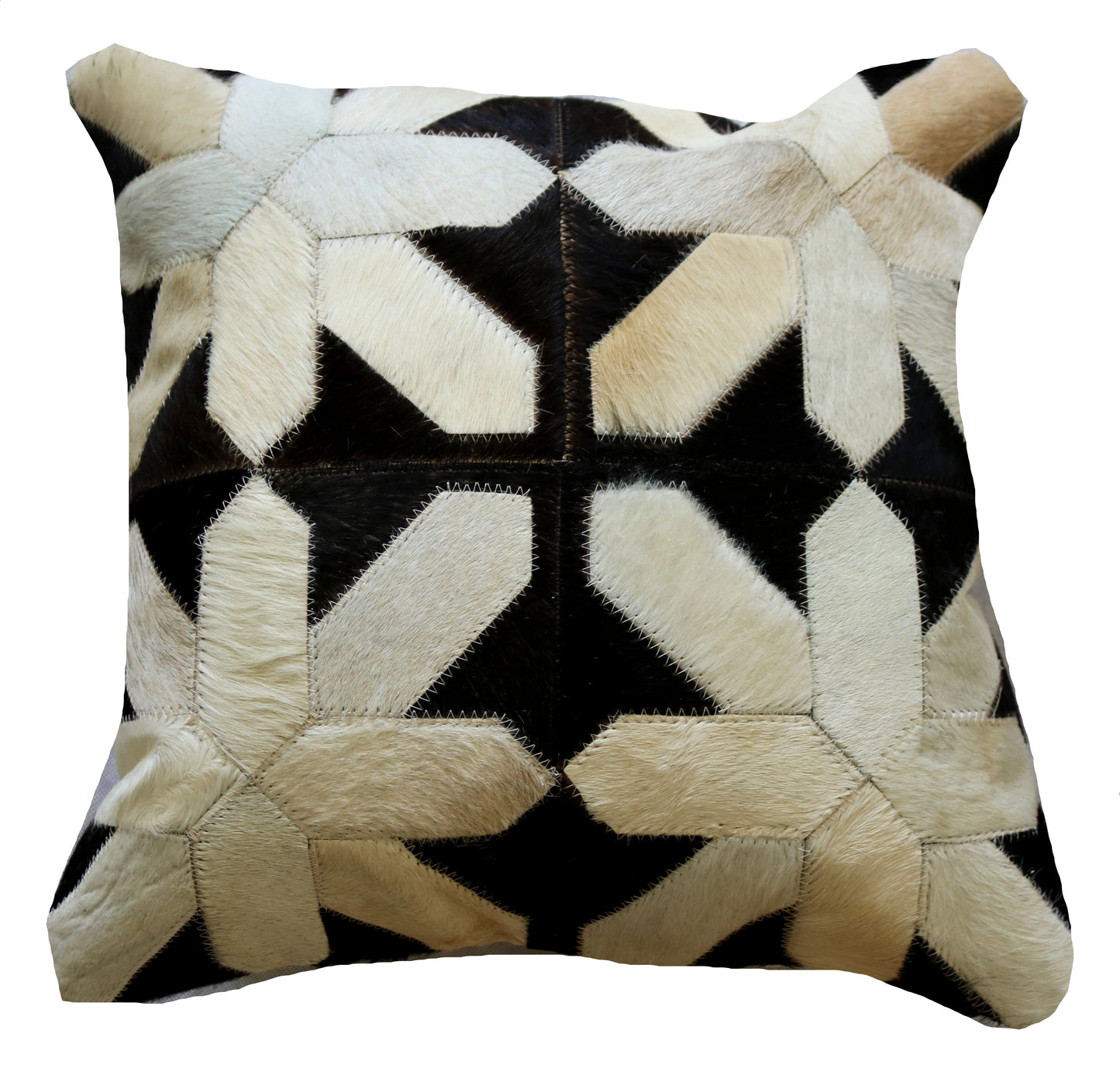 300672  Coussin Peau de Vache Cowhide Pillow BIG SIZE Collection Quebecuir Premium