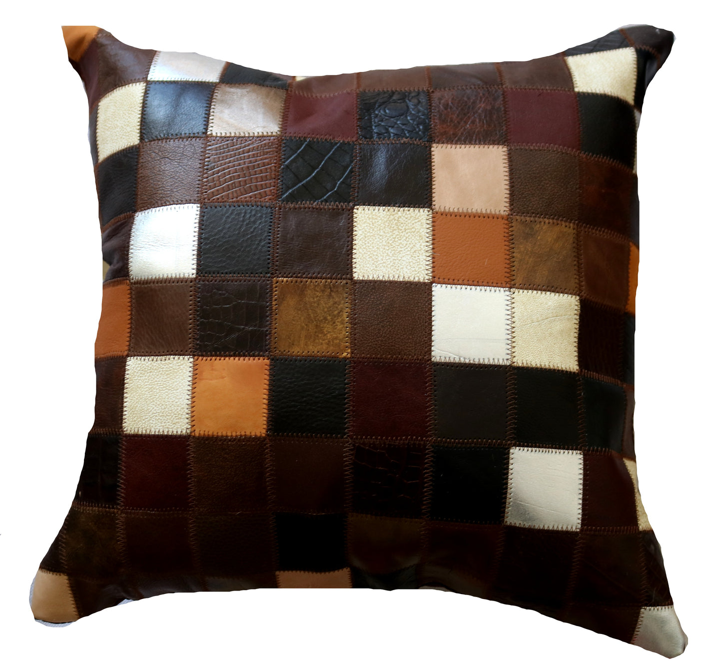 300673  Coussin Peau de Vache Cowhide Pillow BIG SIZE Collection Quebecuir Premium