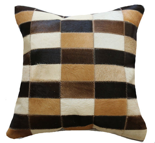 300676  Coussin Peau de Vache Cowhide Pillow BIG SIZE Collection Quebecuir Premium
