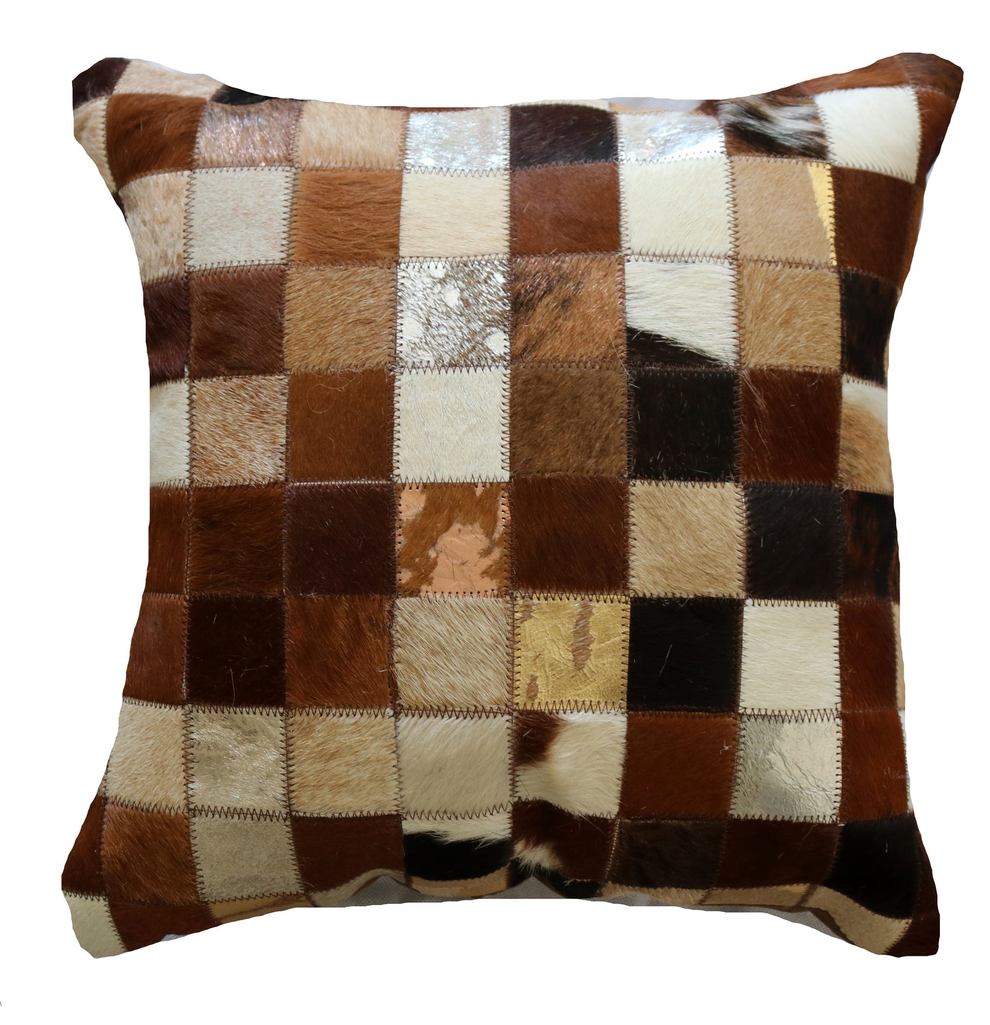 300677  Coussin Peau de Vache Cowhide Pillow BIG SIZE Collection Quebecuir Premium