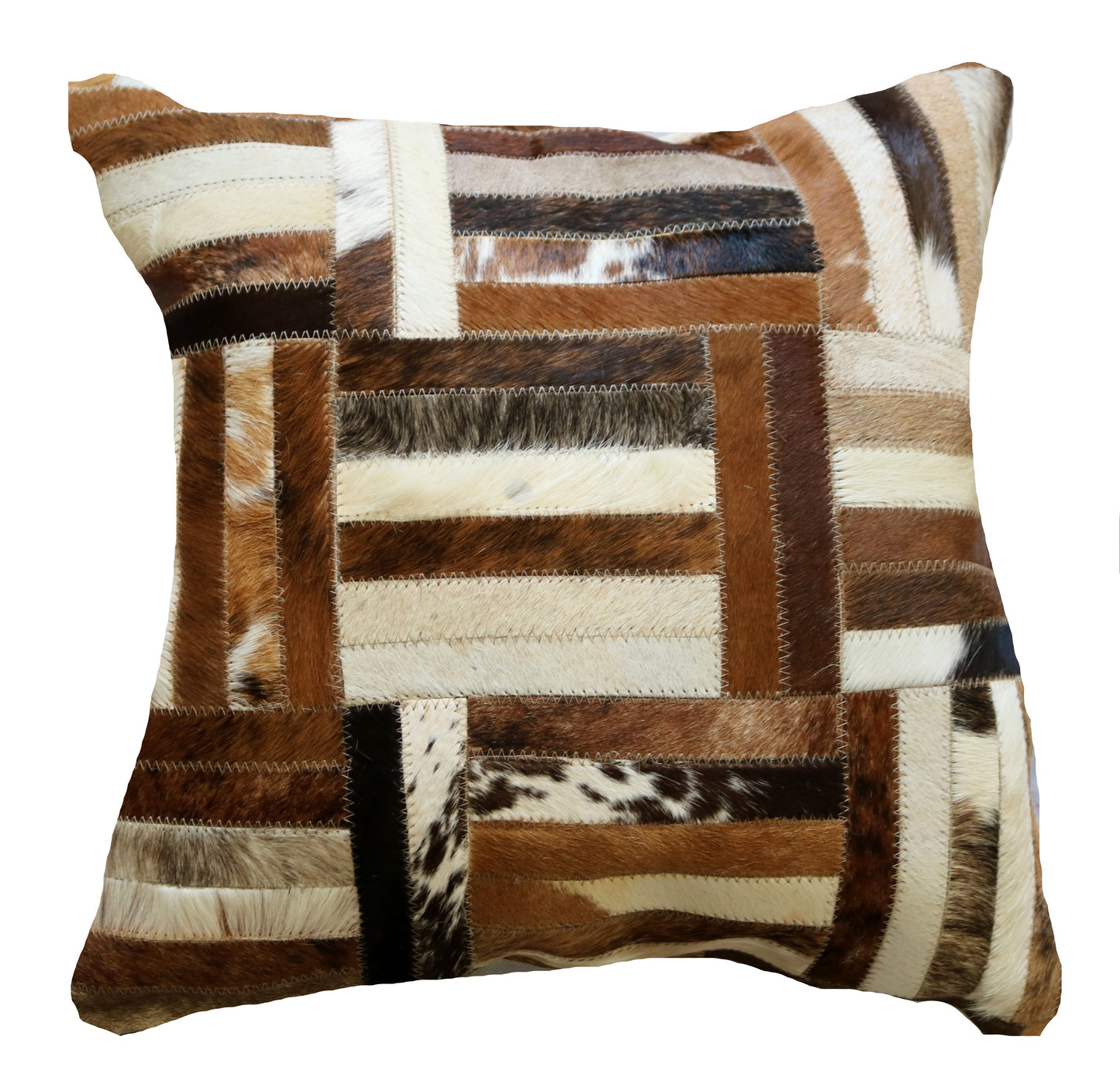 300680  Coussin Peau de Vache Cowhide Pillow BIG SIZE Collection Quebecuir Premium