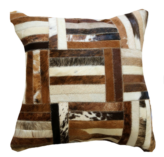 300680  Coussin Peau de Vache Cowhide Pillow BIG SIZE Collection Quebecuir Premium