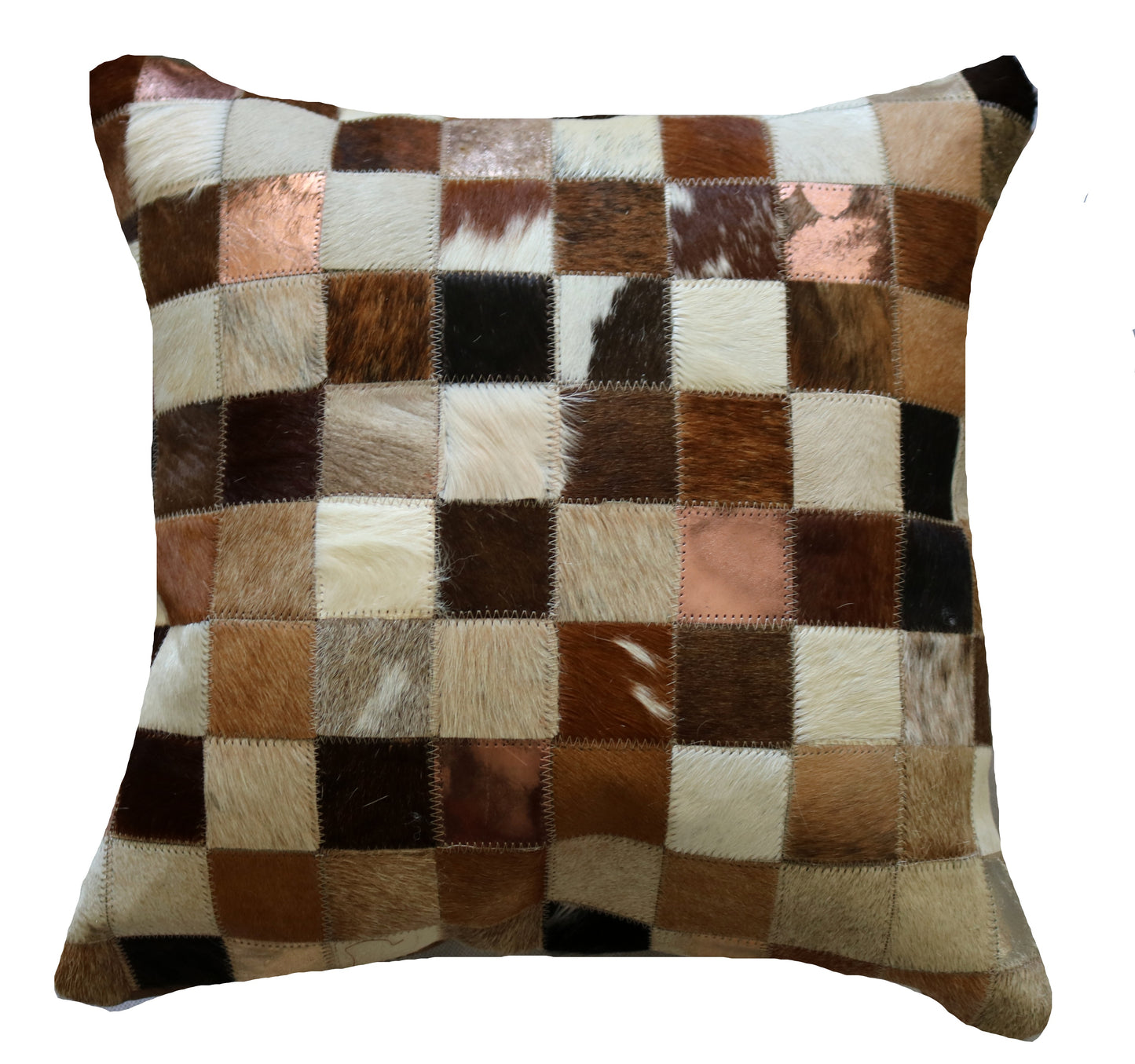 300682  Coussin Peau de Vache Cowhide Pillow BIG SIZE Collection Quebecuir Premium
