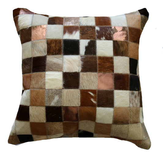 300682  Coussin Peau de Vache Cowhide Pillow BIG SIZE Collection Quebecuir Premium