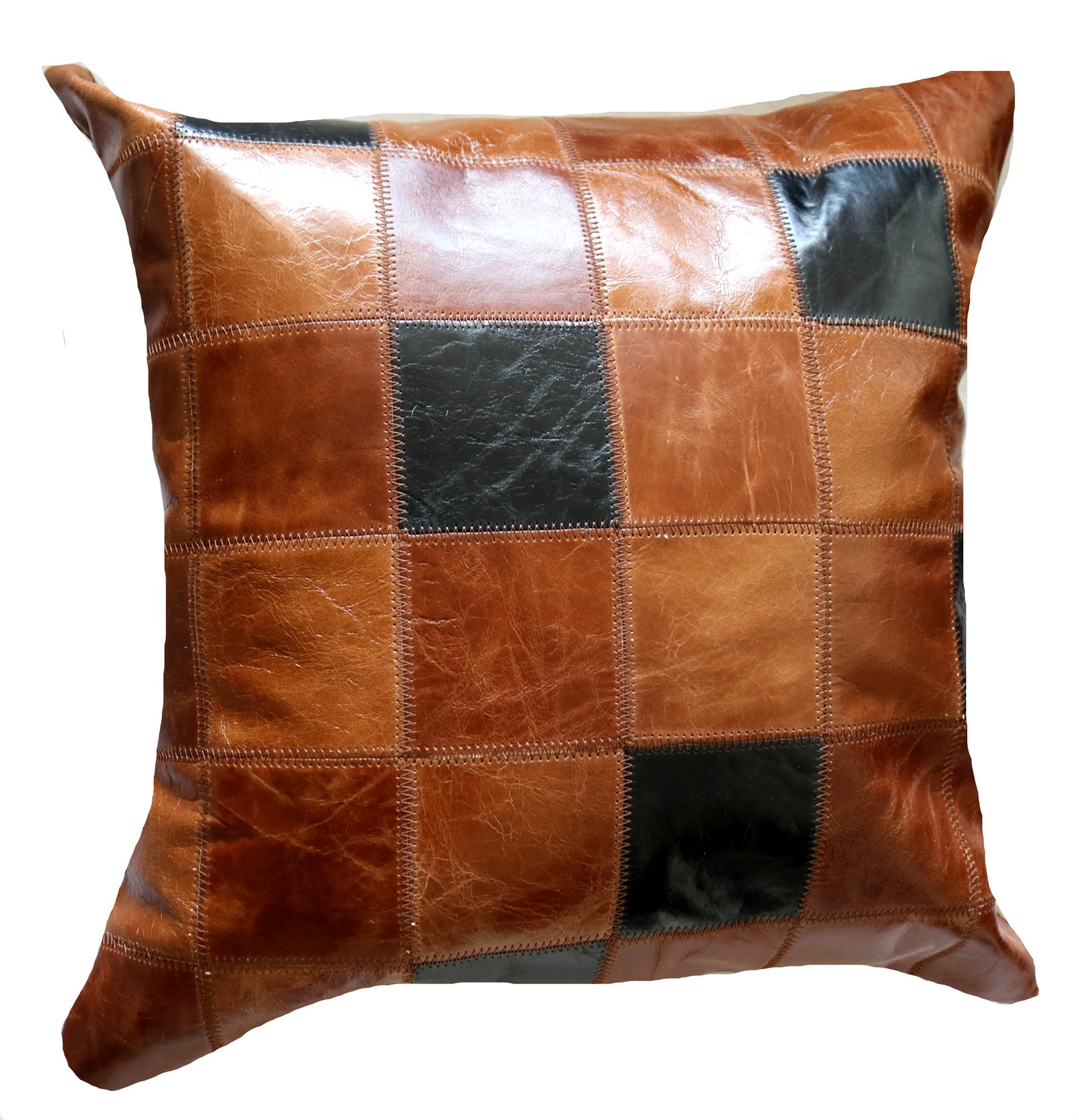 300689  Coussin Peau de Vache Cowhide Pillow BIG SIZE Collection Quebecuir Premium