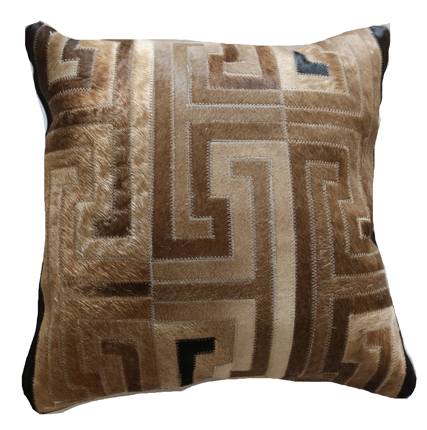 300690  Coussin Peau de Vache Cowhide Pillow BIG SIZE Collection Quebecuir Premium