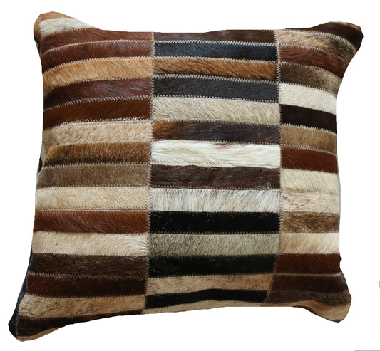 300694  Coussin Peau de Vache Cowhide Pillow BIG SIZE Collection Quebecuir Premium