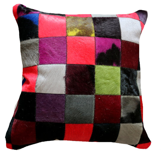 300695  Coussin Peau de Vache Cowhide Pillow BIG SIZE Collection Quebecuir Premium