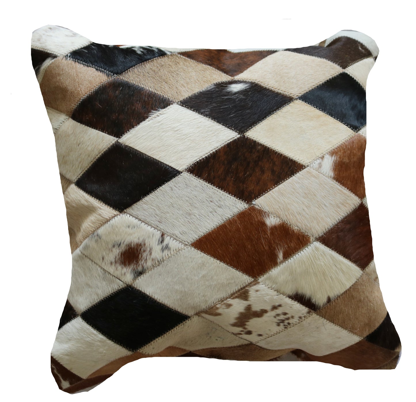 300698  Coussin Peau de Vache Cowhide Pillow BIG SIZE Collection Quebecuir Premium