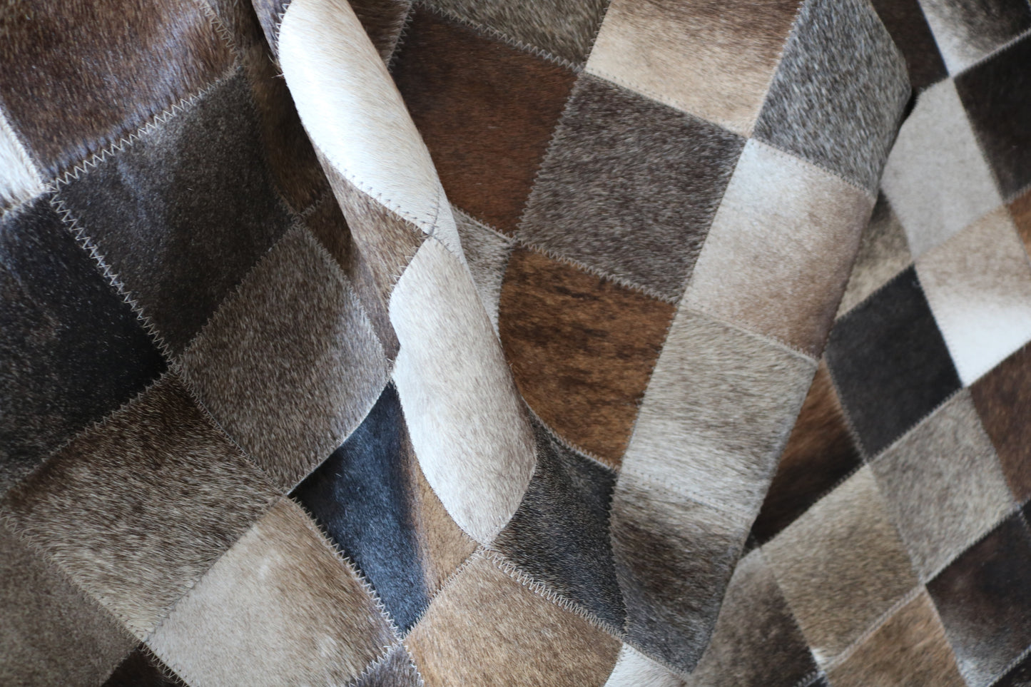 99280 Cowhide rug Tapis Peau de Vache   PATCHWORK Collection Quebecuir Premium