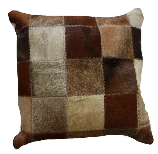 300701  Coussin Peau de Vache Cowhide Pillow  Collection Quebecuir Premium