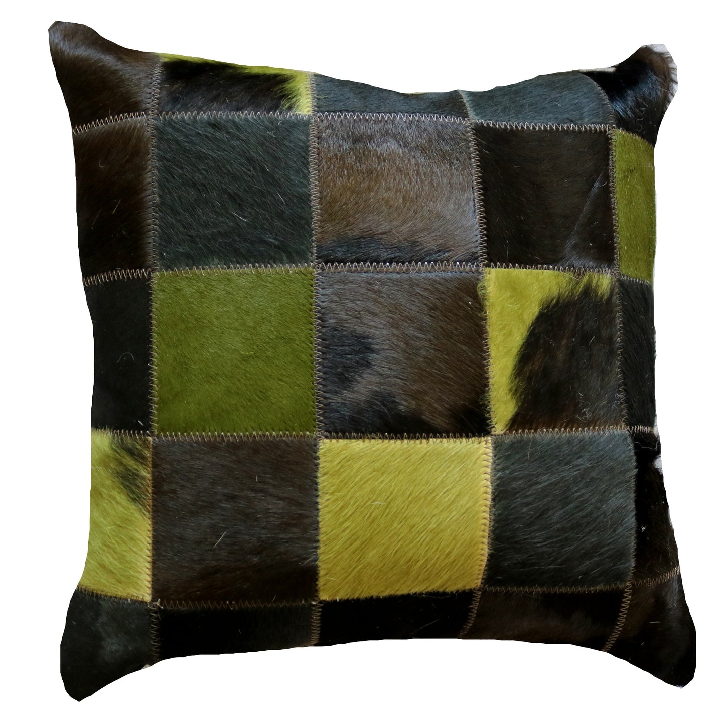 300706  Coussin Peau de Vache Cowhide Pillow  Collection Quebecuir Premium