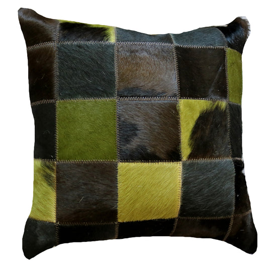 300706  Coussin Peau de Vache Cowhide Pillow  Collection Quebecuir Premium