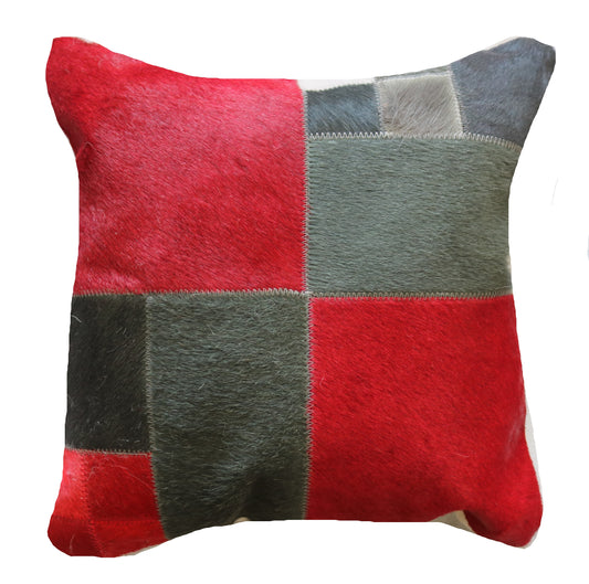 300708  Coussin Peau de Vache Cowhide Pillow  Collection Quebecuir Premium