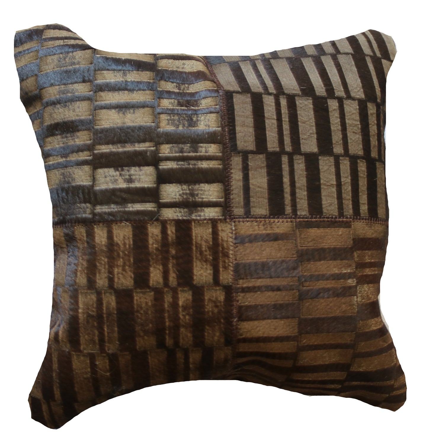 300709  Coussin Peau de Vache Cowhide Pillow  Collection Quebecuir Premium