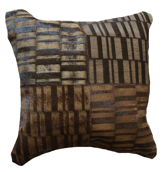 300709  Coussin Peau de Vache Cowhide Pillow  Collection Quebecuir Premium