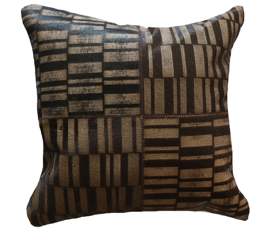 300713 Coussin Peau de Vache Cowhide Pillow  Collection Quebecuir Premium