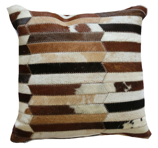300723  Coussin Peau de Vache Cowhide Pillow  Collection Quebecuir Premium