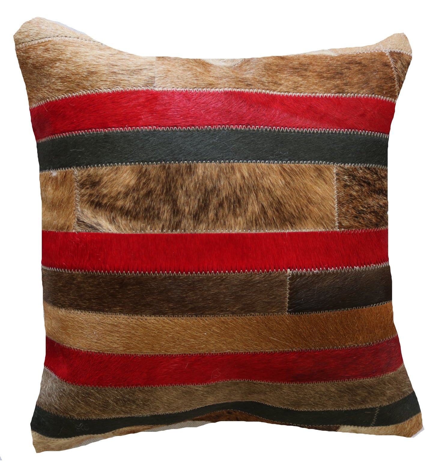300725  Coussin Peau de Vache Cowhide Pillow  Collection Quebecuir Premium