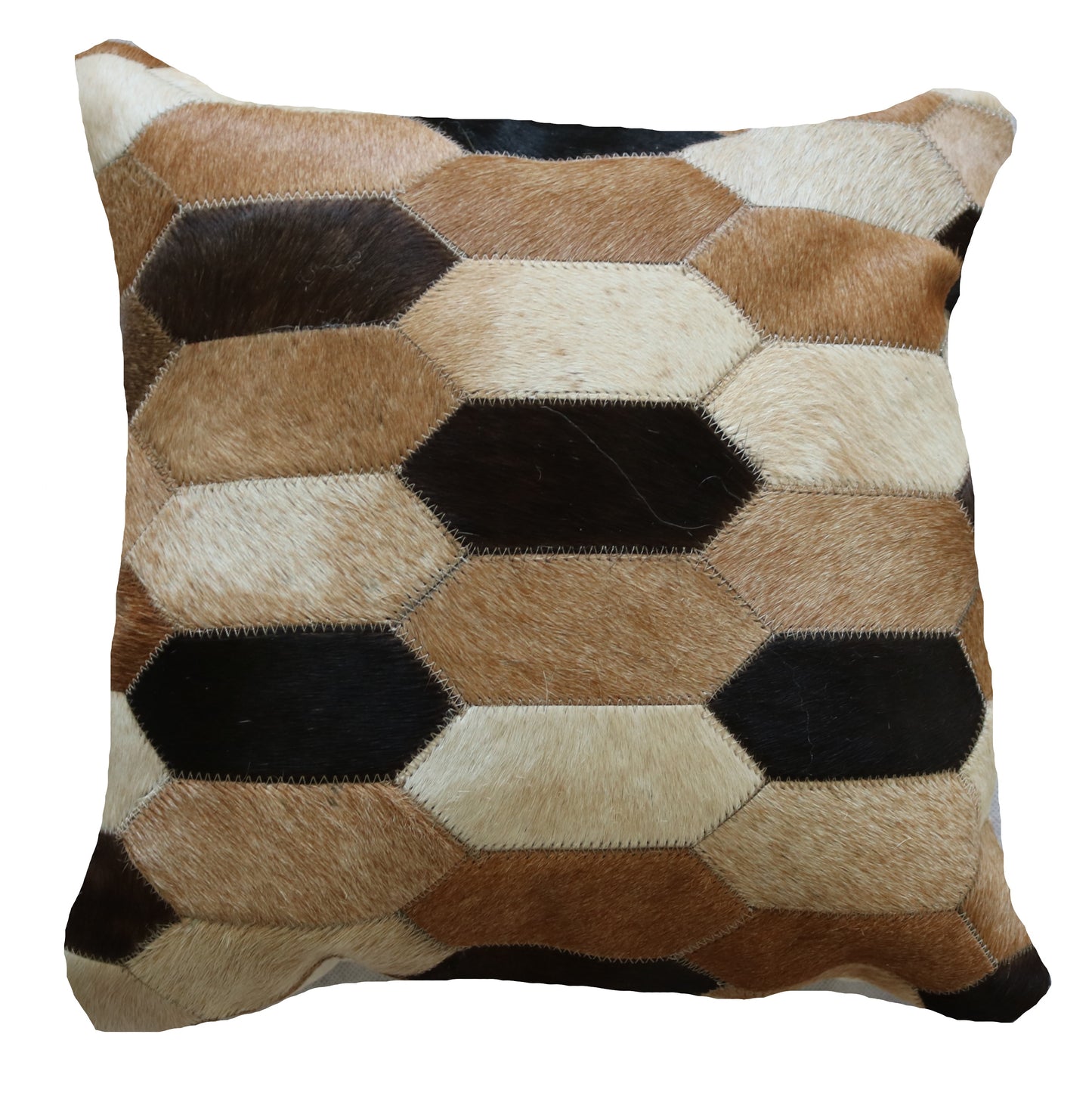 300726  Coussin Peau de Vache Cowhide Pillow  Collection Quebecuir Premium