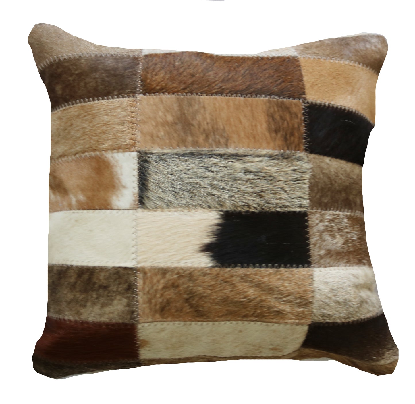 300728  Coussin Peau de Vache Cowhide Pillow  Collection Quebecuir Premium
