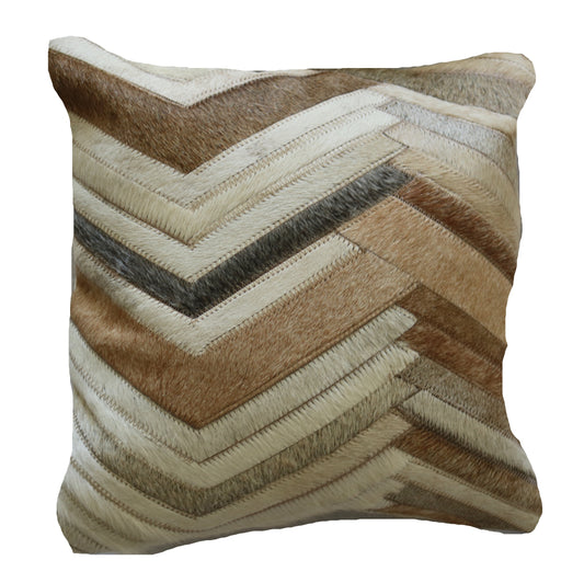 300730  Coussin Peau de Vache Cowhide Pillow  Collection Quebecuir Premium