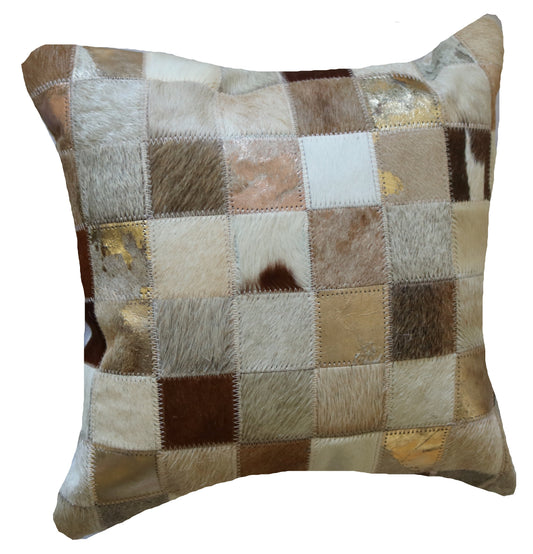 300733  Coussin Peau de Vache Cowhide Pillow  Collection Quebecuir Premium