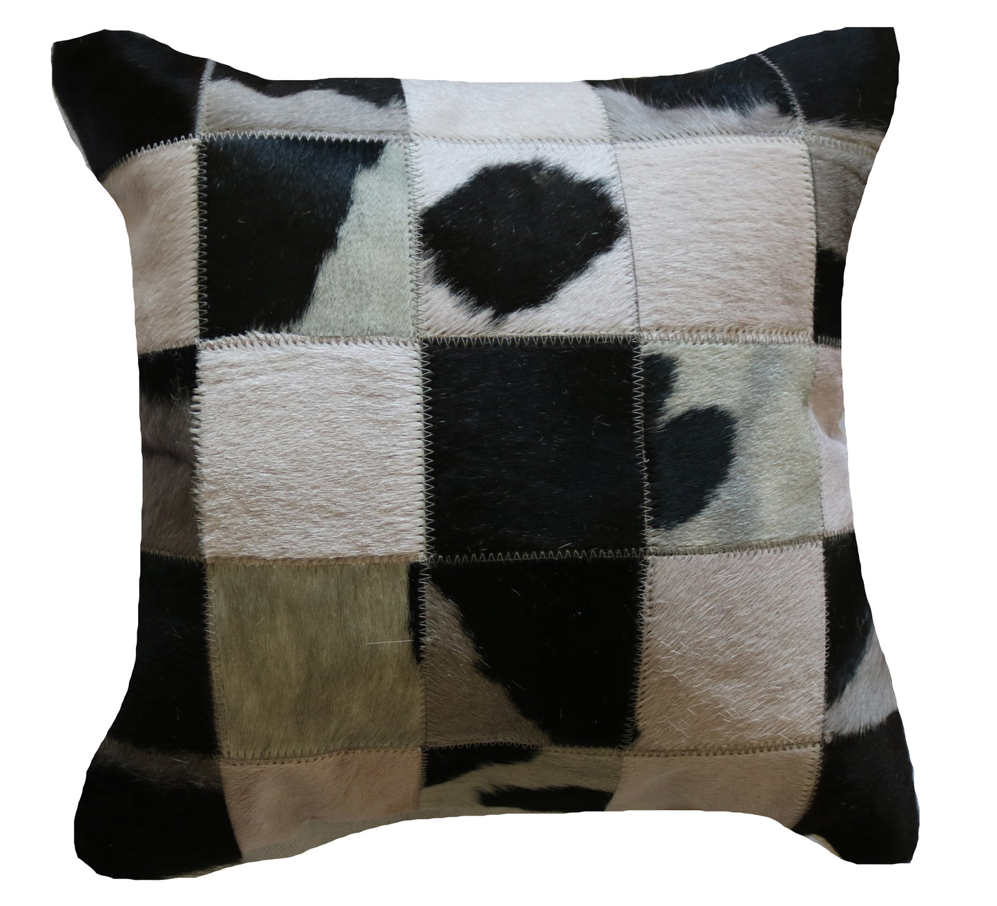 300734  Coussin Peau de Vache Cowhide Pillow  Collection Quebecuir Premium