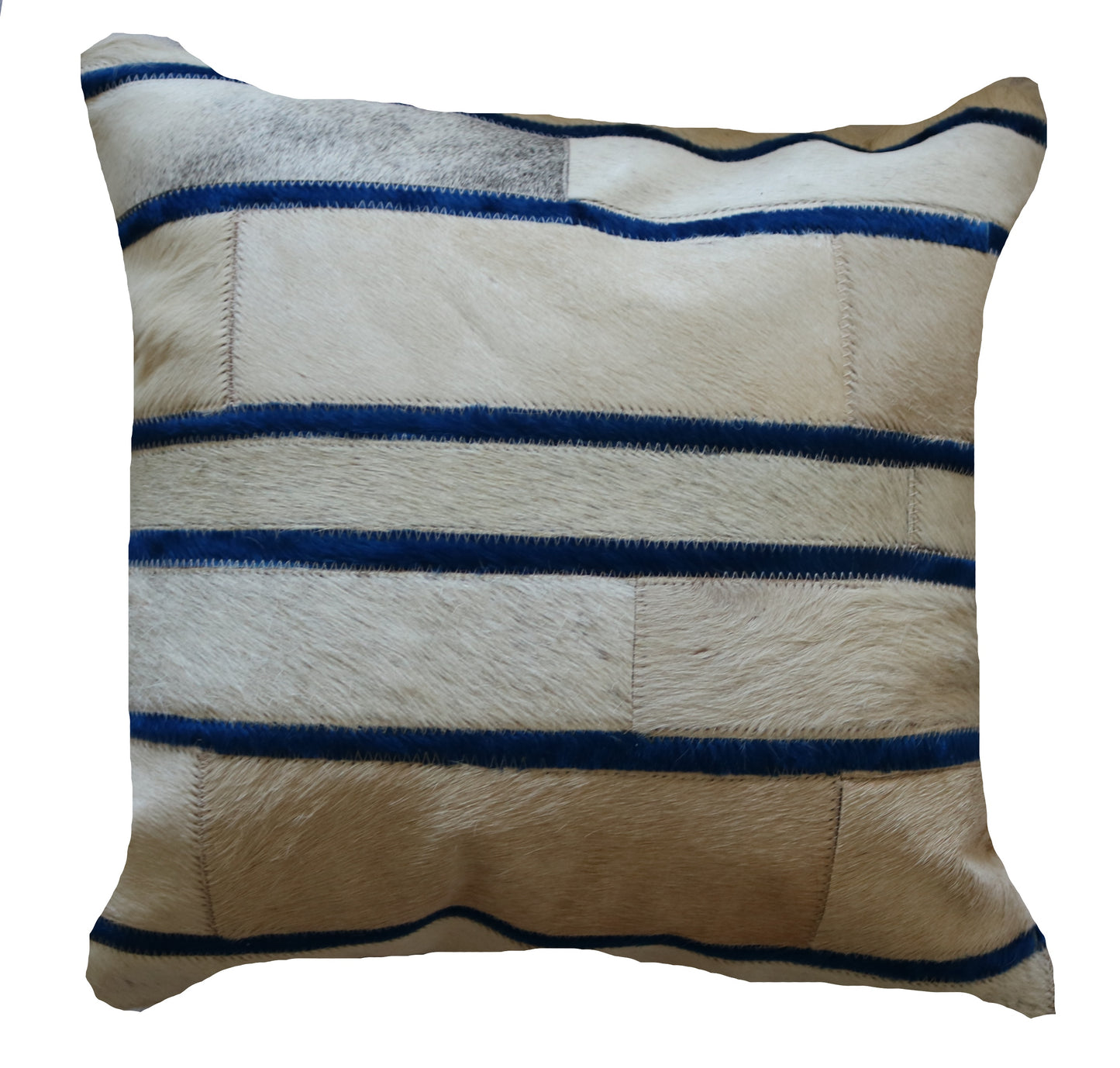 300737  Coussin Peau de Vache Cowhide Pillow  Collection Quebecuir Premium