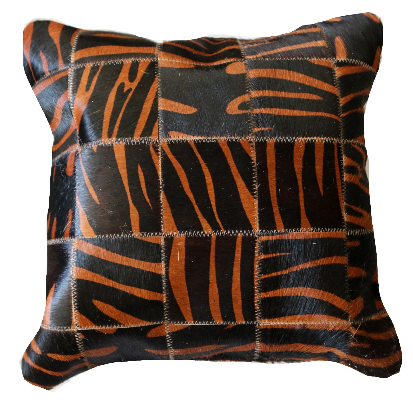 300742  Coussin Peau de Vache Cowhide Pillow  Collection Quebecuir Premium