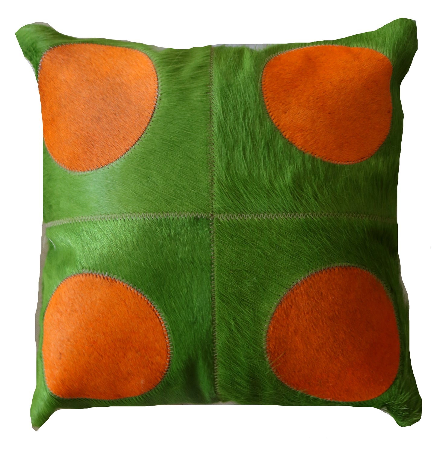 300760  Coussin Peau de Vache Cowhide Pillow  Collection Quebecuir Premium